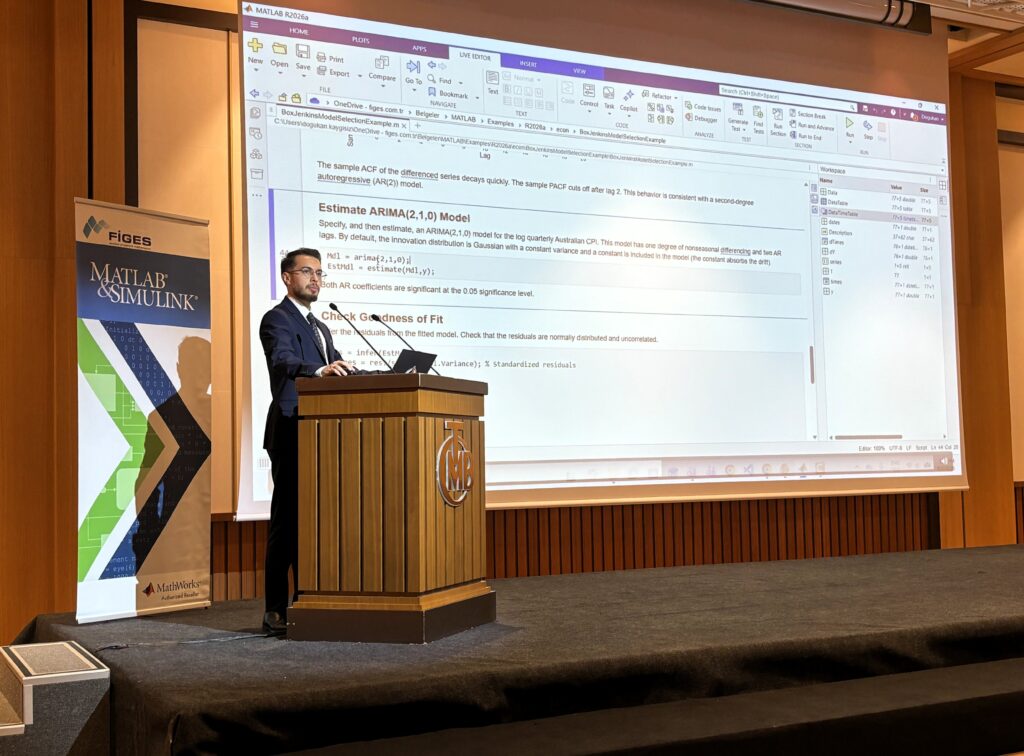 Türkiye Cumhuriyeti Merkez Bankası MATLAB Day Etkinliğinde finansta yapay zeka konulu sunum
